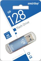 USB флеш накопитель_128 Gb SmartBuy V-Cut Blue USB 3.0 SB128GBVC-B3
